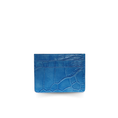 CROCODILE LEATHER CARD HOLDER : CACNC029Y