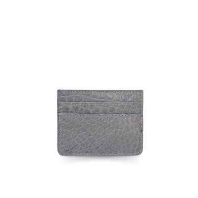 CROCODILE LEATHER CARD HOLDER : CACNC029Y