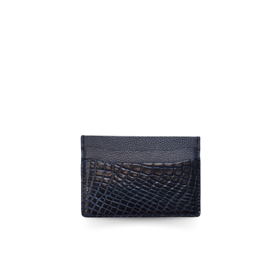 CACNC-030R : CROCODILE LEATHER CARD HOLDER