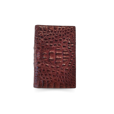 CACPW001HKMX : CROCODILE HORNBACK LEATHER PASSPORT COVER