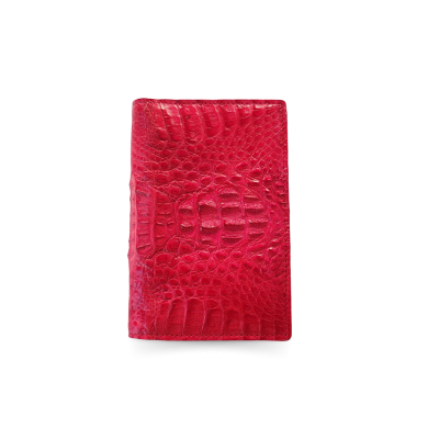CACPW001HKMX : CROCODILE HORNBACK LEATHER PASSPORT COVER