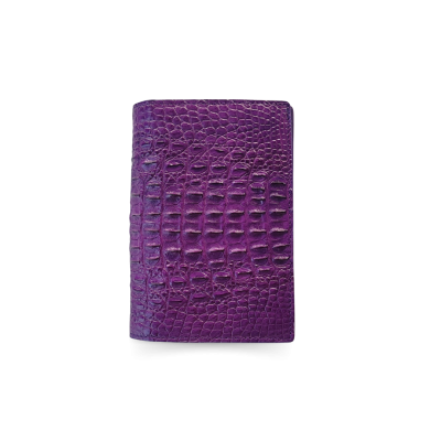 CACPW001HKMX : CROCODILE HORNBACK LEATHER PASSPORT COVER