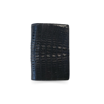 CROCODILE TAIL LEATHER PASSPORT COVER : CACPW001TMX
