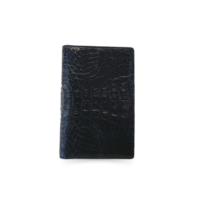 CROCODILE TAIL LEATHER PASSPORT COVER : CACPW001TMX