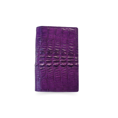 CROCODILE TAIL LEATHER PASSPORT COVER : CACPW001TMX