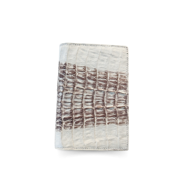 CROCODILE TAIL LEATHER PASSPORT COVER : CACPW001TMX