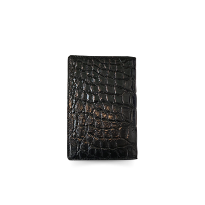 CACPW-003S-PW | GENUINE CROCODILE BELLY LEATHER PASSPORT COVER
