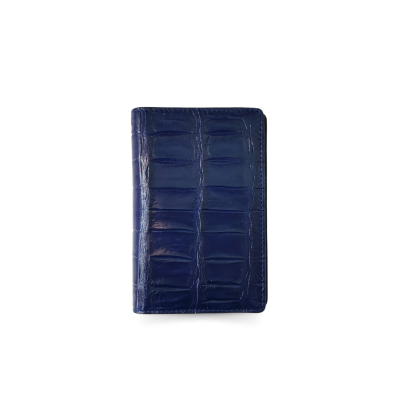 CACPW-003S-PW | GENUINE CROCODILE BELLY LEATHER PASSPORT COVER