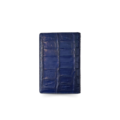 CACPW-003S-PW | GENUINE CROCODILE BELLY LEATHER PASSPORT COVER
