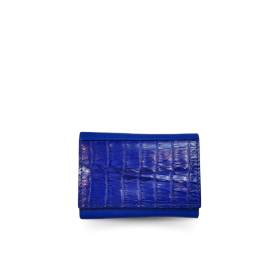 CACWK-001R : CROCODILE LEATHER TRI-FOLD KEY WALLET