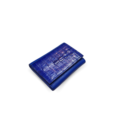 CACWK-001R : CROCODILE LEATHER TRI-FOLD KEY WALLET