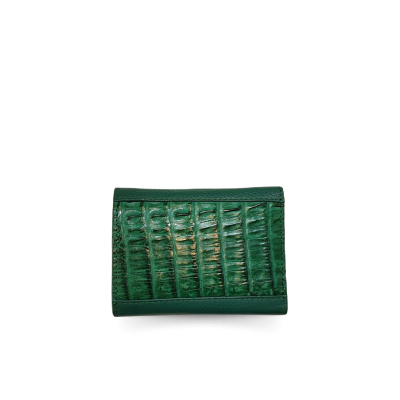 CACWK-001R : CROCODILE LEATHER TRI-FOLD KEY WALLET