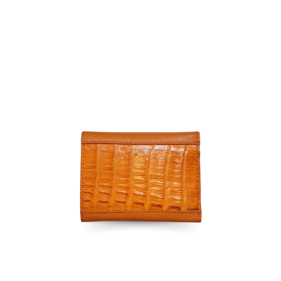 CACWK-001R : CROCODILE LEATHER TRI-FOLD KEY WALLET
