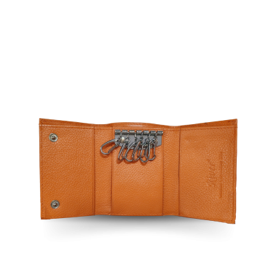 CACWK-001R : CROCODILE LEATHER TRI-FOLD KEY WALLET