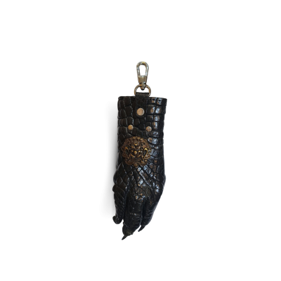 CACWK-004MX : CROCODILE LEATHER TRI-FOLD KEY WALLET