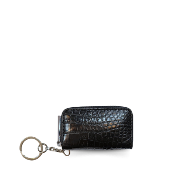 CACWK033SAY : CROCODILE BELLY LEATHER KEY POUCH KEY HOLDER