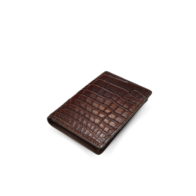 CANC008R : CROCODILE LEATHER CARD WALLET