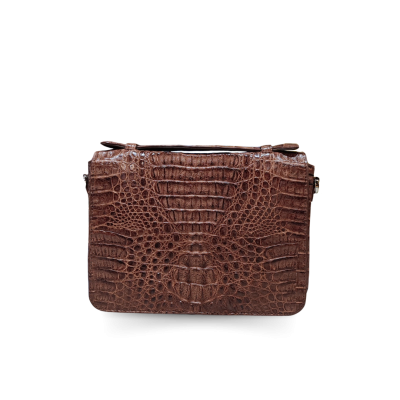 CROCODILE HORNBACK LEATHER CLUTCH CROSS-BODY BAG : CLB0001HKR
