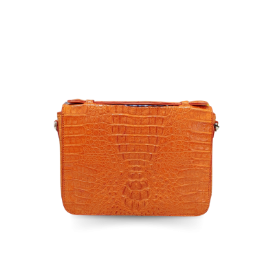 CROCODILE HORNBACK LEATHER CLUTCH CROSS-BODY BAG : CLB0001HKR