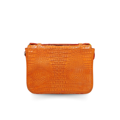 CROCODILE HORNBACK LEATHER CLUTCH CROSS-BODY BAG : CLB0001HKR