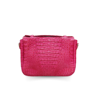 CROCODILE HORNBACK LEATHER CLUTCH CROSS-BODY BAG : CLB0001HKR