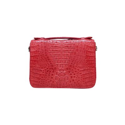 CROCODILE HORNBACK LEATHER CLUTCH CROSS-BODY BAG : CLB0001HKR