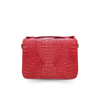 CROCODILE HORNBACK LEATHER CLUTCH CROSS-BODY BAG : CLB0001HKR