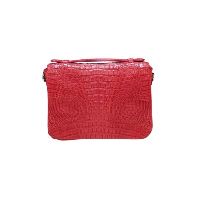 CROCODILE HORNBACK LEATHER CLUTCH CROSS-BODY BAG : CLB0001HKR