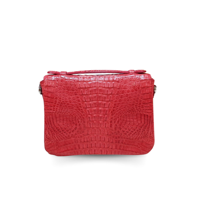 CROCODILE HORNBACK LEATHER CLUTCH CROSS-BODY BAG : CLB0001HKR
