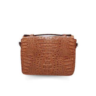 CROCODILE HORNBACK LEATHER CLUTCH CROSS-BODY BAG : CLB0001HKR
