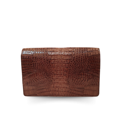 CROCODILE HORNBACK LEATHER CROSS-BODY BAG : CLB0004HKR