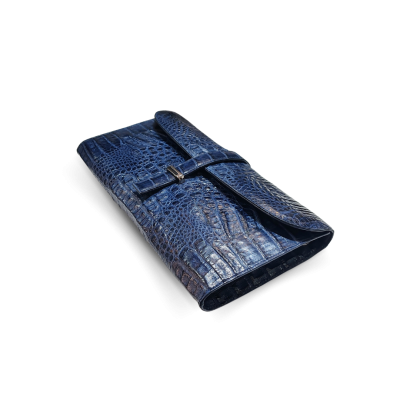 CROCODILE HORNBACK LEATHER CLUTCH CROSS-BODY BAG : CLB0022HKR