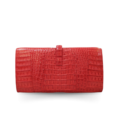 CROCODILE HORNBACK LEATHER CLUTCH CROSS-BODY BAG : CLB0022HKR