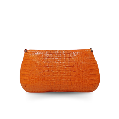 CROCODILE HORNBACK LEATHER CLUTCH CROSS-BODY BAG : CLB0027HKR