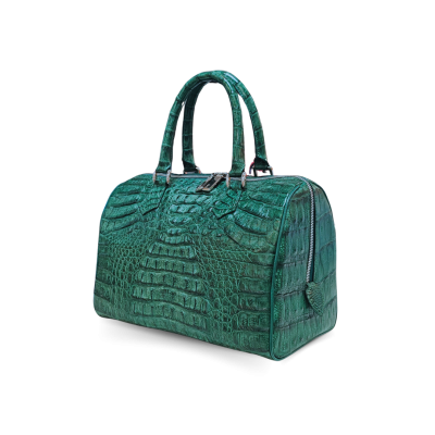 CROCODILE HORNBACK LEATHER HANDBAG : CLB0036HKCLR