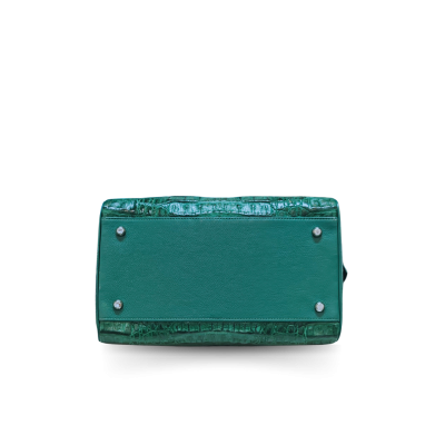 CROCODILE HORNBACK LEATHER HANDBAG : CLB0036HKCLR