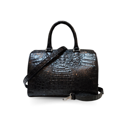 CROCODILE HORNBACK LEATHER HANDBAG : CLB0036HKCRLR