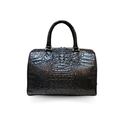 CROCODILE HORNBACK LEATHER HANDBAG : CLB0036HKCRLR