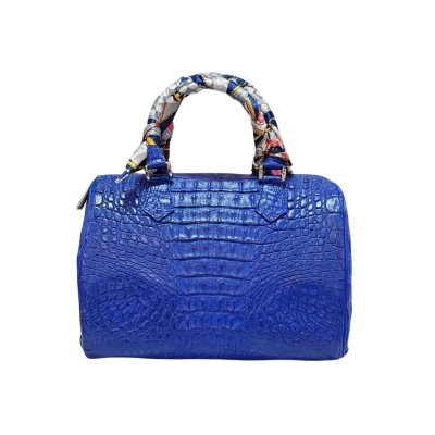 CROCODILE HORNBACK LEATHER HANDBAG : CLB0036HKLR
