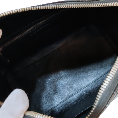 CLB0036SLT : CROCODILE BELLY LEATHER HANDBAG