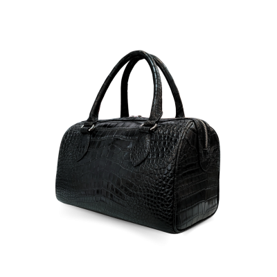 CLB0036SLT : CROCODILE BELLY LEATHER HANDBAG