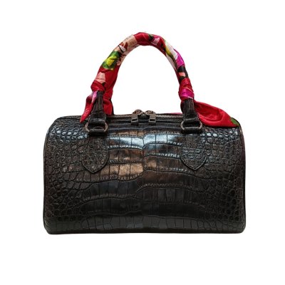 Crocodile Belly Leather Handbag : CLB0036SLT