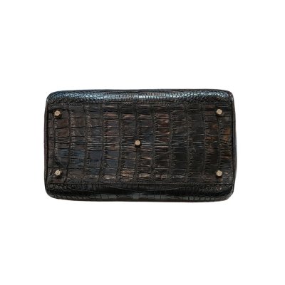 Crocodile Belly Leather Handbag : CLB0036SLT