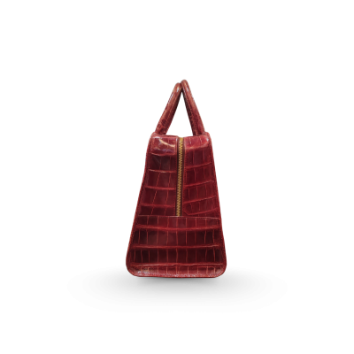CLB0083SGRSR : CROCODILE BELLY LEATHER HANDBAG(copy)