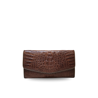 CROCODILE HORNBACK LEATHER CLUTCH CROSS-BODY BAG : CLB0086HKR