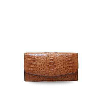CROCODILE HORNBACK LEATHER CLUTCH CROSS-BODY BAG : CLB0086HKR