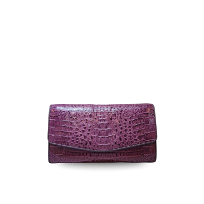 CROCODILE HORNBACK LEATHER CLUTCH CROSS-BODY BAG : CLB0086HKR