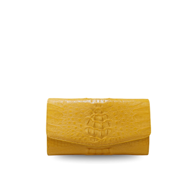 CROCODILE HORNBACK LEATHER CLUTCH CROSS-BODY BAG : CLB0086HKR