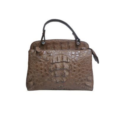 CROCODILE HORNBACK LEATHER HANDBAG : CLB0088HKSMK