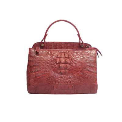 CROCODILE HORNBACK LEATHER HANDBAG : CLB0088HKSMK